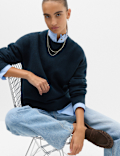 Crew Neck Relaxed Jumper