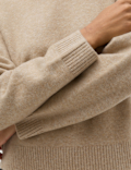 Crew Neck Relaxed Jumper with Wool