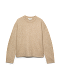 Crew Neck Relaxed Jumper with Wool