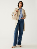 Crew Neck Button Front Cardigan
