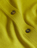 Crew Neck Button Front Cardigan