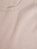 Sparkly Crew Neck Knitted Vest