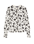 Animal Print Button Through Cardigan