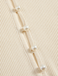 Ribbed V-Neck Button Front Cardigan