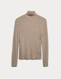Ribbed Roll Neck Jumper