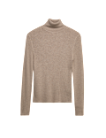 Ribbed Roll Neck Jumper