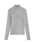 Ribbed Roll Neck Jumper