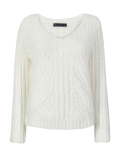 Textured V-Neck Jumper