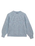Cable Knit Pointelle Jumper