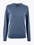 Pure Merino Wool Crew Neck Jumper