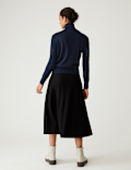 Pure Merino Wool Roll Neck Jumper