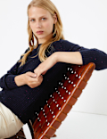 Wool Rich Textured Jumper