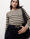 Pure Merino Wool Striped Jumper