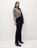 Pure Merino Wool Striped Jumper
