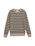 Pure Merino Wool Striped Jumper