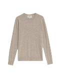 Pure Merino Wool Crew Neck Jumper