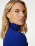 Pure Merino Wool Roll Neck Jumper