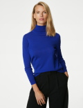 Pure Merino Wool Roll Neck Jumper