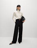 Pure Merino Wool Roll Neck Jumper