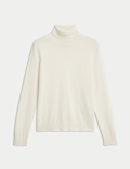 Pure Merino Wool Roll Neck Jumper