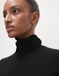 Pure Merino Wool Roll Neck Jumper