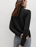 Pure Merino Wool Roll Neck Jumper
