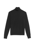 Pure Merino Wool Roll Neck Jumper