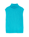 Recycled Blend Ribbed Knitted Vest