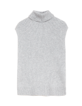 Recycled Blend Ribbed Knitted Vest