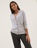 Wool Rich V-Neck Cardigan