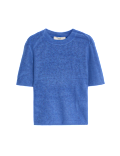 Air-Yarn Crew Neck Knitted Top