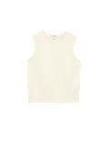 Air-Yarn Crew Neck Knitted Vest
