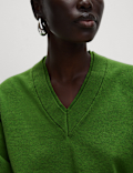 Air-Yarn V-Neck Jumper