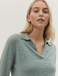 Pure Merino Wool Collared Jumper