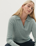 Pure Merino Wool Collared Jumper