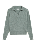 Pure Merino Wool Collared Jumper