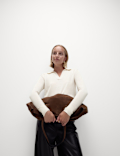 Pure Merino Wool Collared Jumper