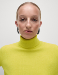 Air-Yarn Roll Neck Jumper