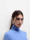 Air-Yarn Roll Neck Jumper