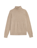 Air-Yarn Roll Neck Jumper