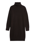 Air-yarn Knitted Roll Neck Sweater Dress