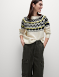 Fair Isle Crew Neck Relaxed Jumper