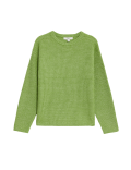 Cloud-Yarn Textured Crew Neck Jumper