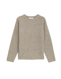 Cloud-Yarn Textured Crew Neck Jumper