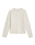 Cloud-Yarn Textured Crew Neck Jumper