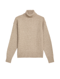 Cloud Yarn Textured Roll Neck Jumper