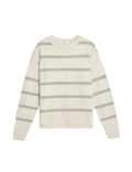 Cloud-yarn Sequin Striped Jumper
