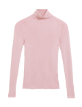 Viscose Mix Textured High Neck Jumper