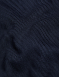 Viscose Mix Textured High Neck Jumper
