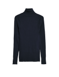 Viscose Mix Textured High Neck Jumper